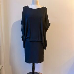 Sandra Ferrone black, kimono sleeve dress size Italian 44